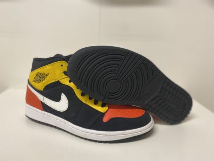 Air Jordan 1 amarillo orange (mid)